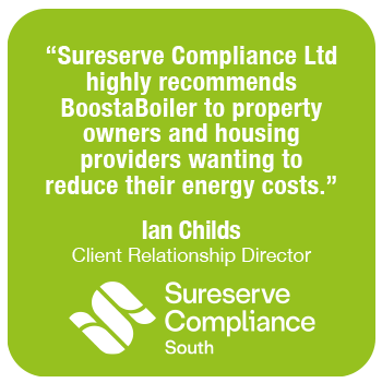 SureServe says BoostaBoiler can help reduce heating bills and save money on energy costs